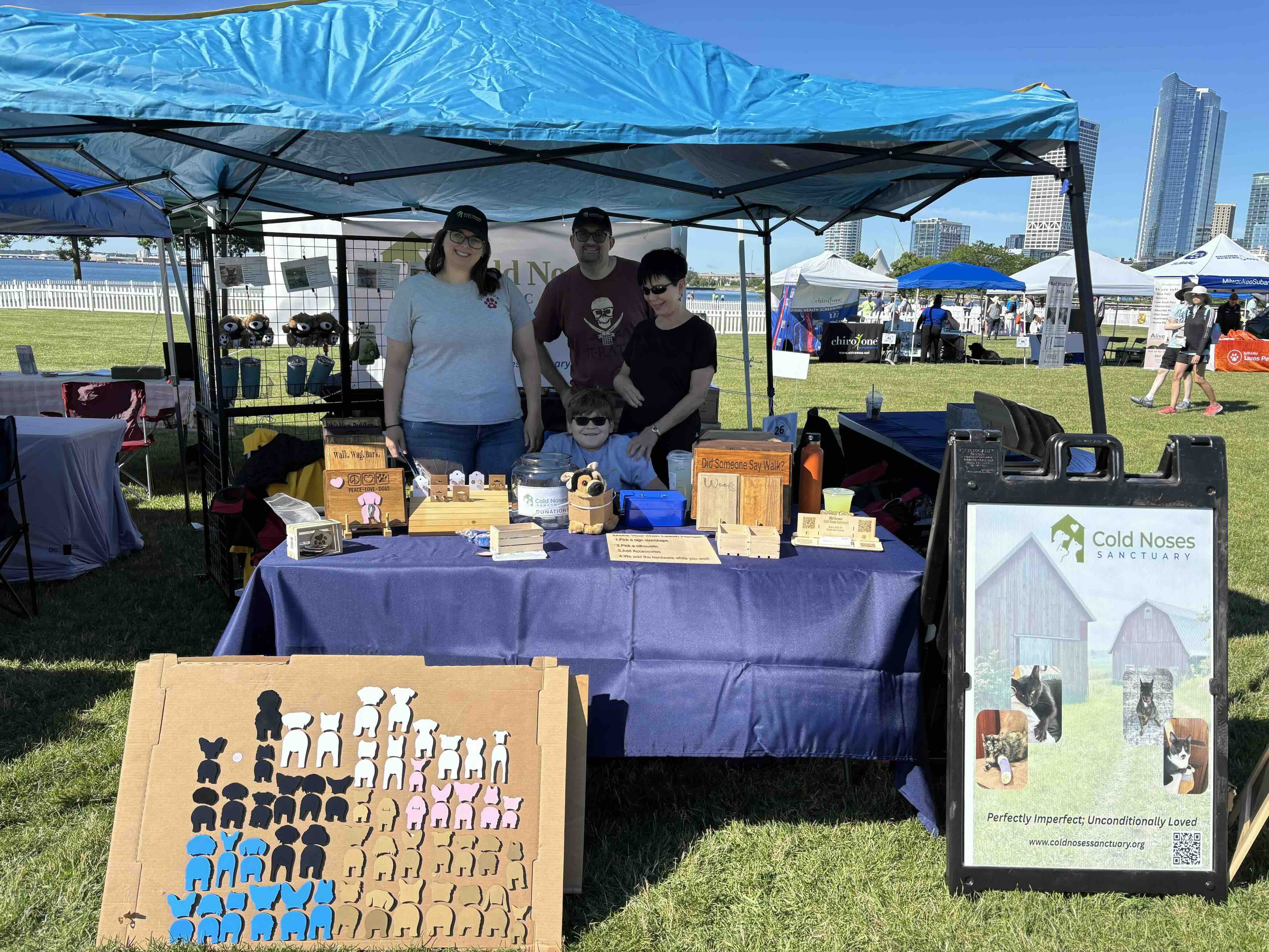 Staff and Volunteers host our booth at Petwalk