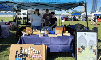 Staff and Volunteers host our booth at Petwalk